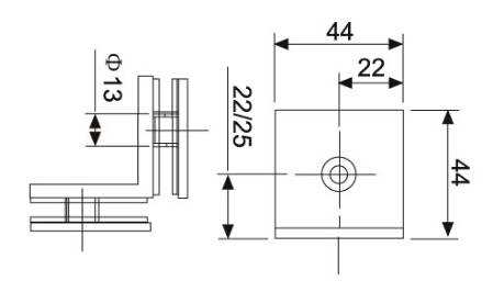 Glass clamp